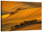 Golden Moravian Farm Tracks Wall Art