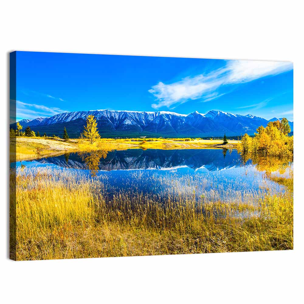 Abraham Lake Reflection Wall Art