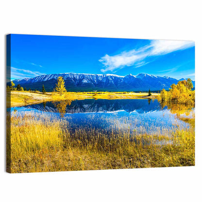 Abraham Lake Reflection Wall Art