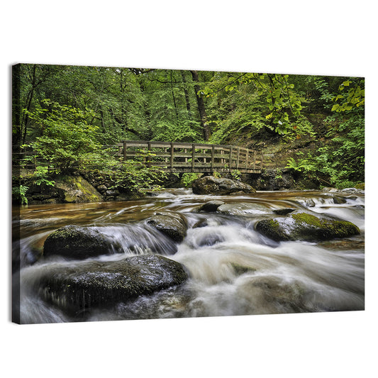 Stock Ghyll Footbridge Wall Art