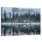 Lake O Hara Winter Reflection Wall Art