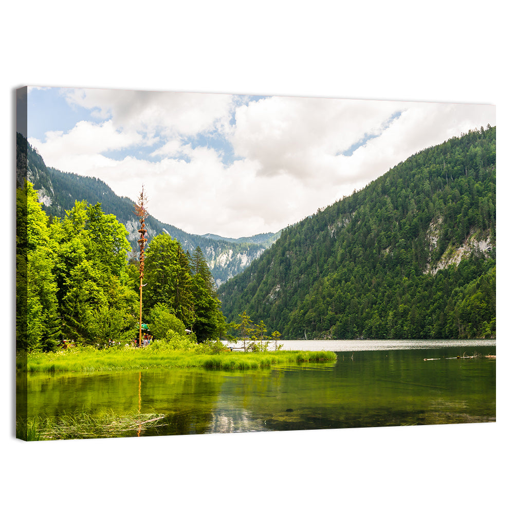 Maypole at Lake Toplitz Wall Art