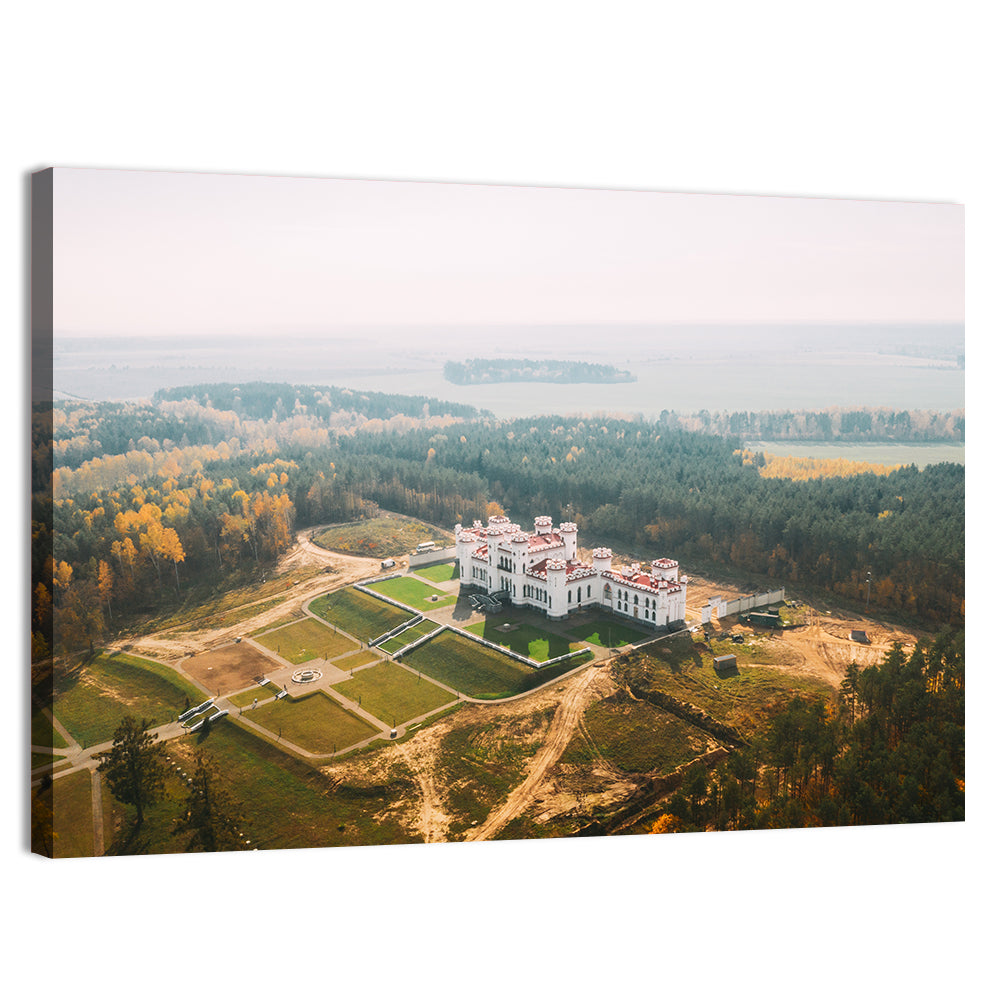 Kosava Castle Aerial View Wall Art
