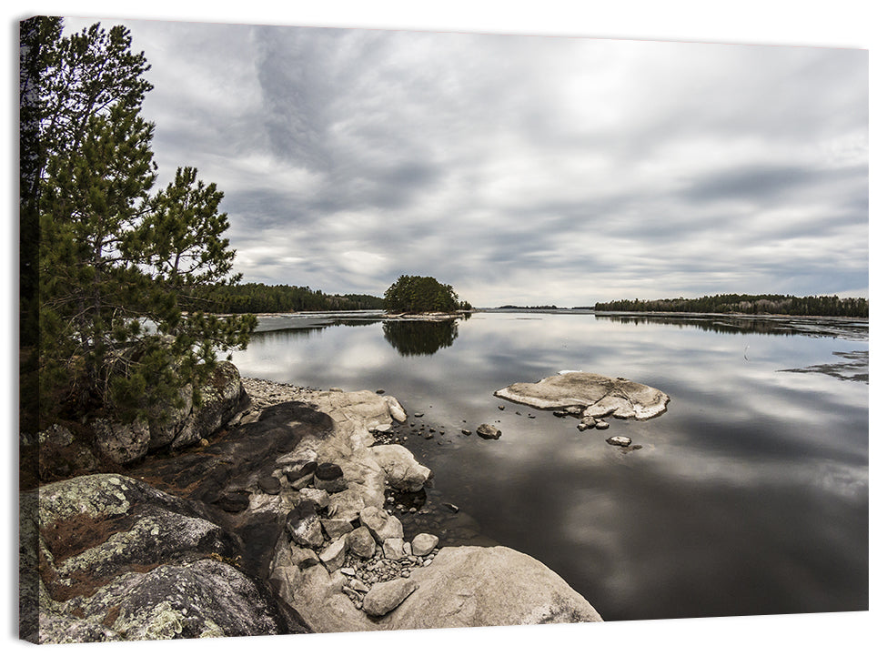 Voyageurs Pine Island Reflection Wall Art
