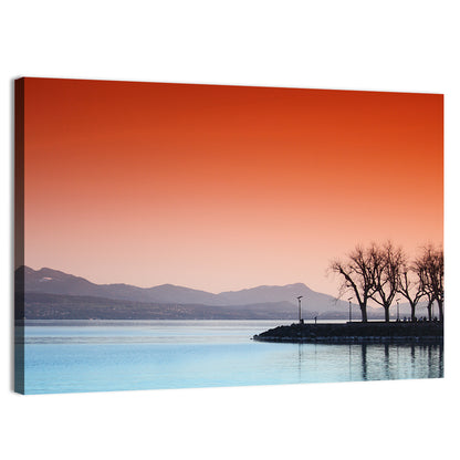 Lake Geneva Sunset Reflection Wall Art