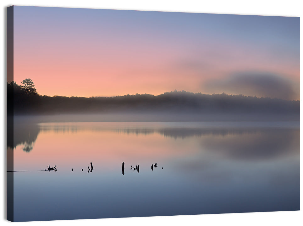 Pete's Lake at Dawn Wall Art