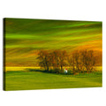 Moravian Wheat Fields with Chapel Wall Art