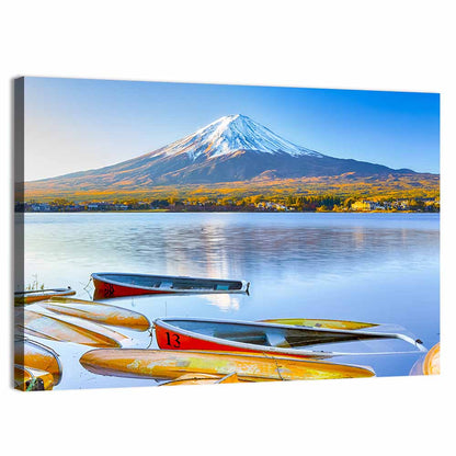Mount Fuji Over Lake Kawaguchi Wall Art