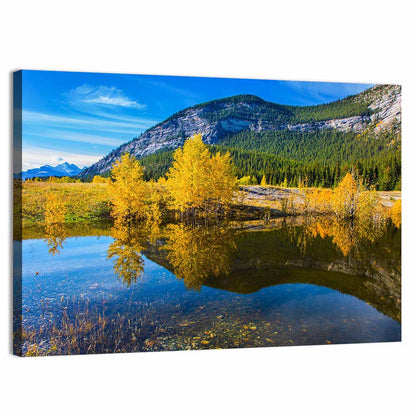 Abraham Lake Reflections Wall Art