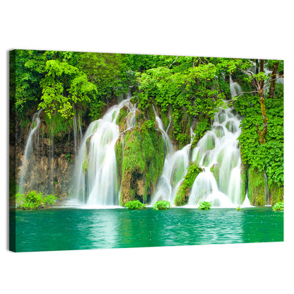Plitvice Lakes Cascades Wall Art