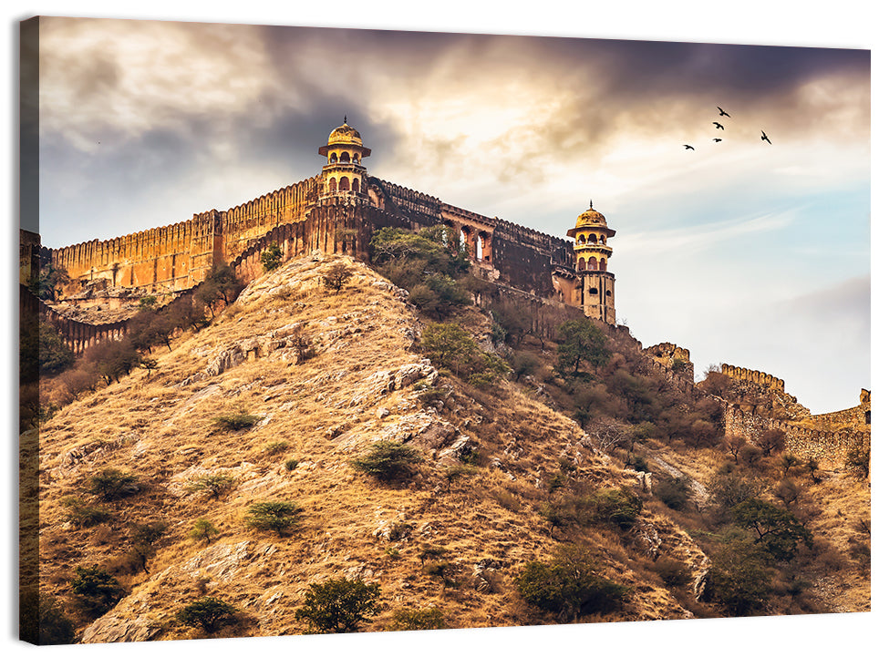 Nahargarh Fort, Jaipur Wall Art, canvas print, landscape