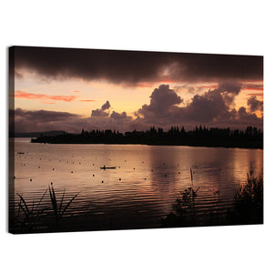 Lake Diatas Sunset Wall Art