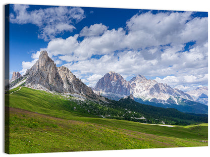 Passo Giau Meadow, Tofanes Dolomites Wall Art