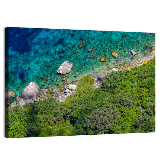 Capri Island Coast Wall Art