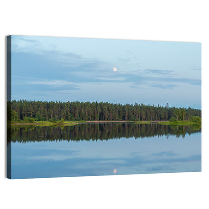 Lake Vanern Moonlight Wall Art