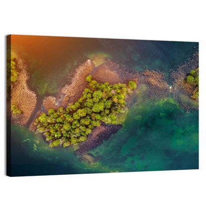 Lithuanian Island at Golden Hour Wall Art
