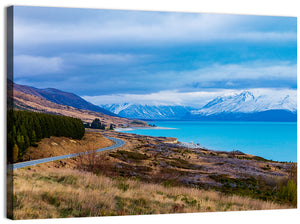 Cloudy Lake Pukaki Wall Art