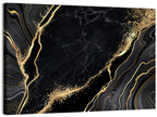 Diagonal Gold Veined Marble Wall Art