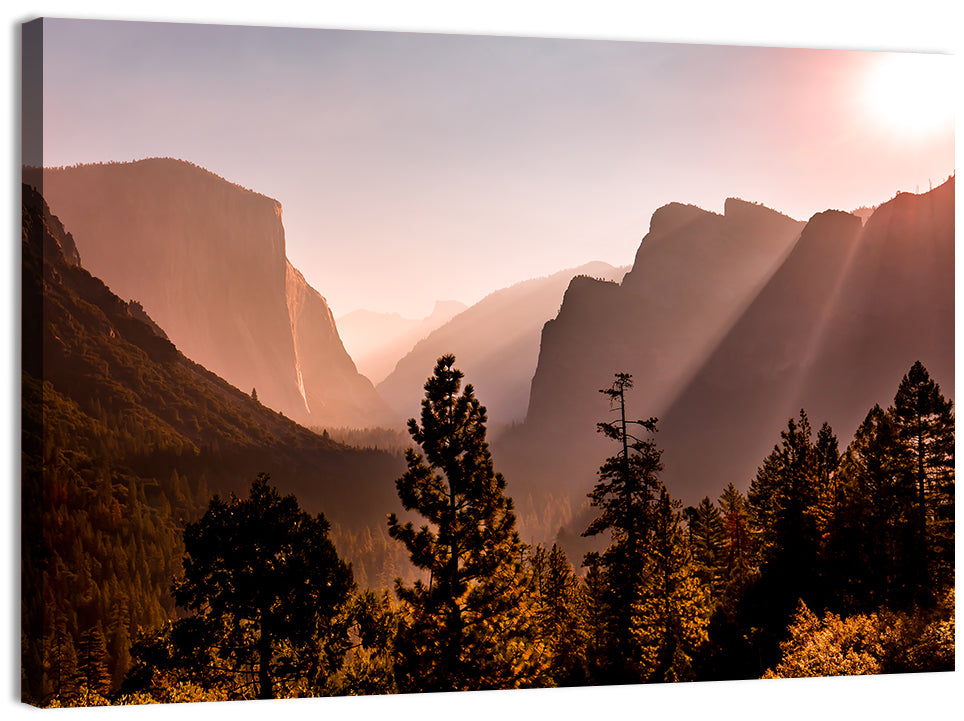 El Capitan at Sunrise, Yosemite Wall Art, canvas print, landscape