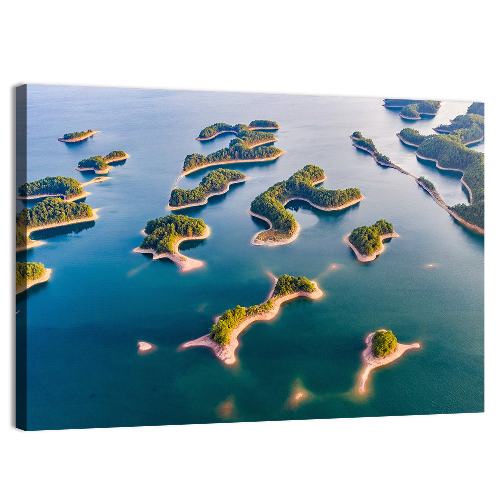 Qiandao Lake Aerial View Wall Art