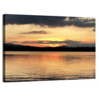 Lake Pleasant Golden Sunset Wall Art
