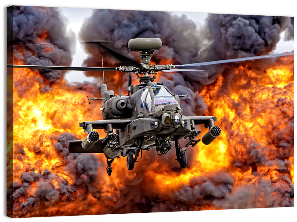 Agustawestland Apache Ah1 Helicopter Wall Art