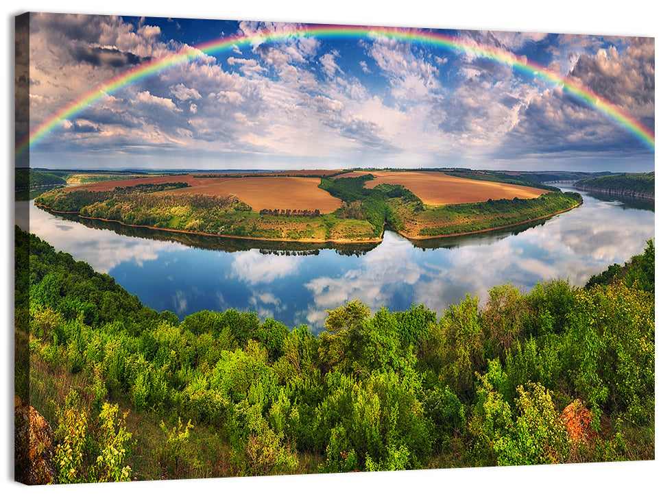 Dnister River Wall Art, canvas print, landscape