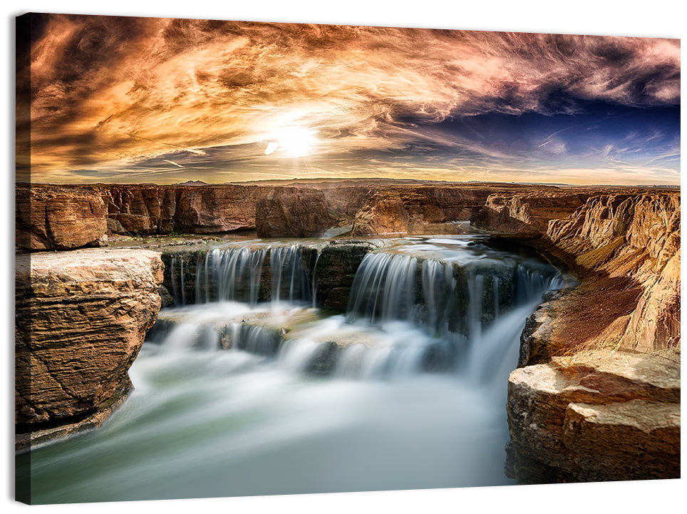 Glen Canyon Waterfall Wall Art