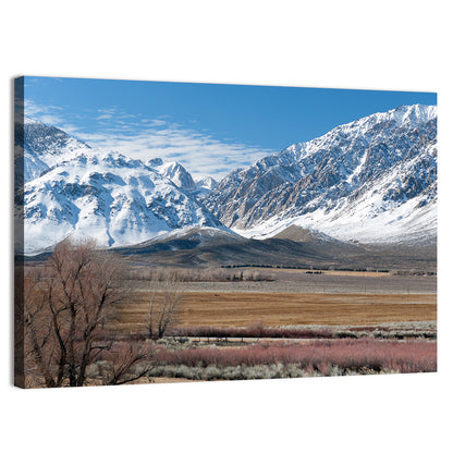 Eastern Sierra Winter Peaks Wall Art