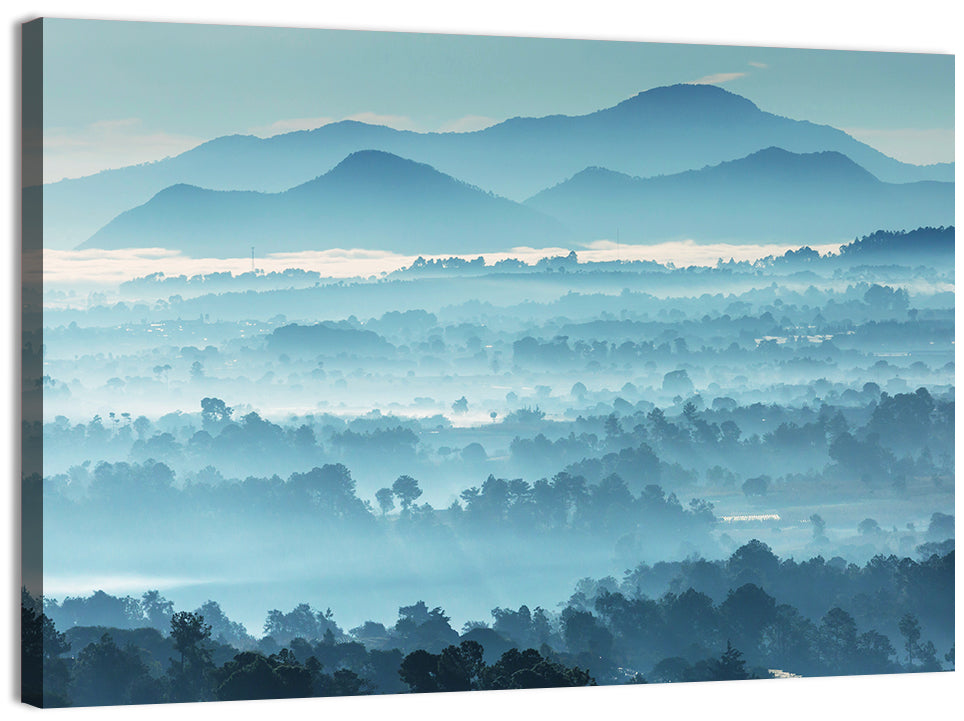 Misty Guatemalan Mountains Wall Art