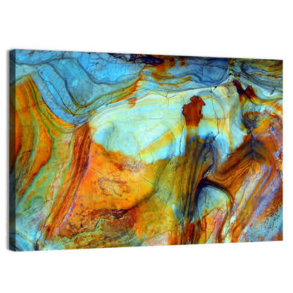 Agate-inspired Rock Pattern Wall Art