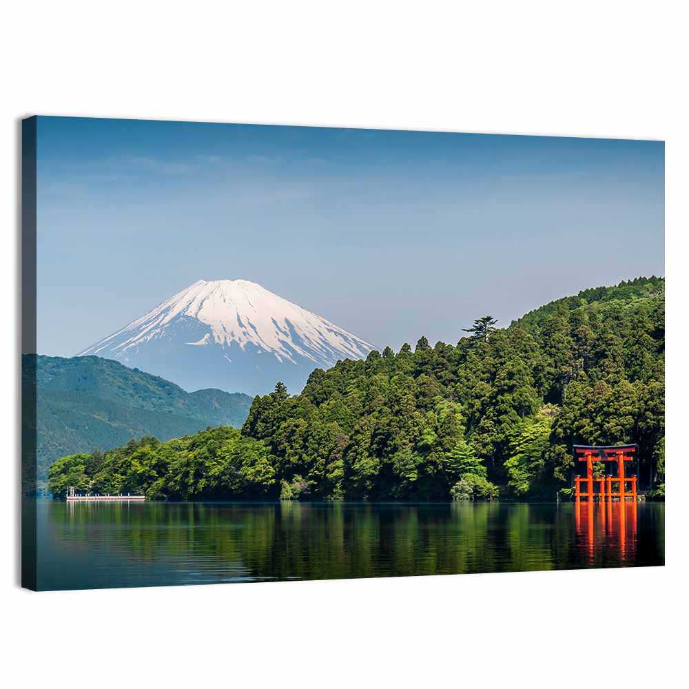 Mount Fuji Above Lake Ashi Wall Art