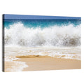 Breaking Wave Over Wet Sand Wall Art