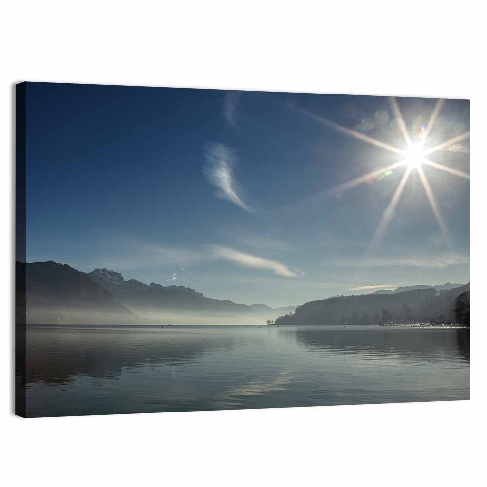 Lake Annecy Morning Reflection Wall Art