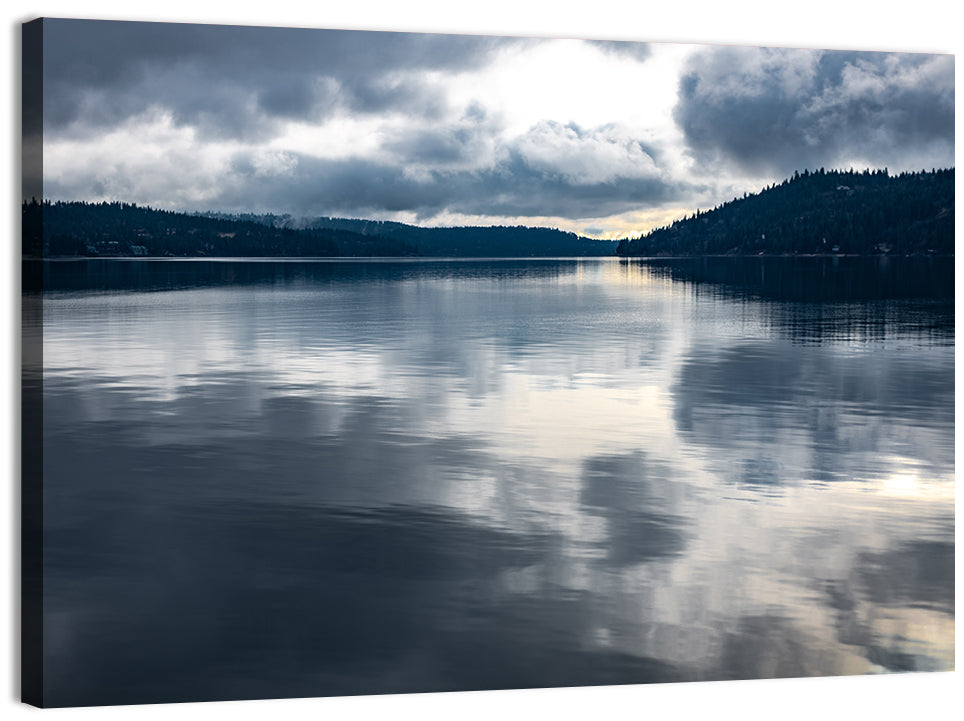 Coeur D'alene Lake Reflection Wall Art