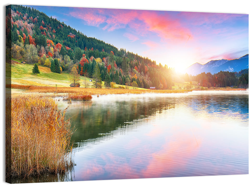 Wagenbruchsee Golden Hour Wall Art