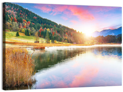 Wagenbruchsee Golden Hour Wall Art