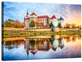 Hartenfels Castle Sunset Reflection Wall Art