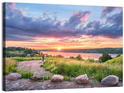 Mount Levitan Sunset Wall Art