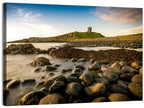Dunstanburgh Castle at Golden Hour Wall Art