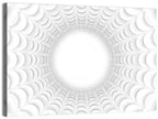 White Bubble Sphere Tunnel Wall Art
