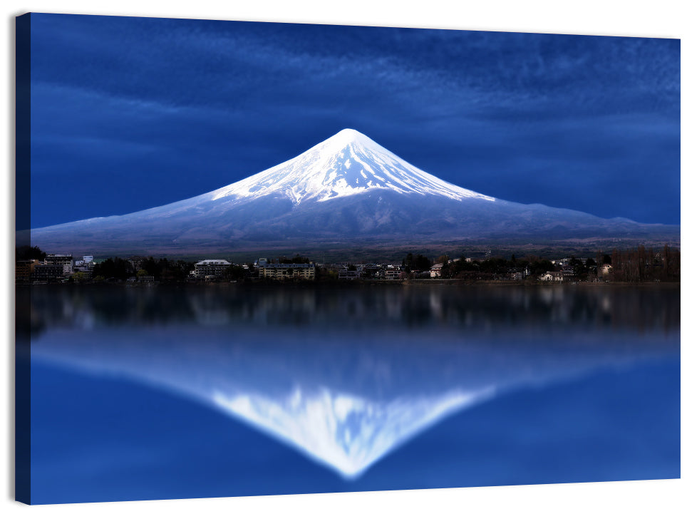Mount Fuji Reflected on Lake Kawaguchiko Wall Art