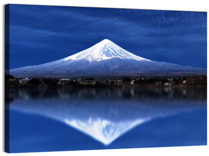 Mount Fuji Reflected on Lake Kawaguchiko Wall Art