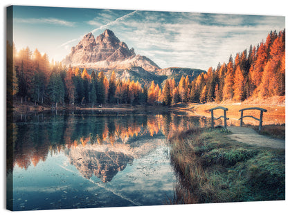 Lago Di Antorno Reflection Wall Art