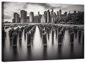Lower Manhattan Pilings Wall Art