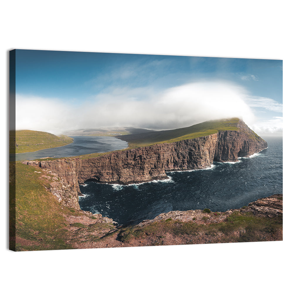 Traelanipa Cliffs, Sørvágsvatn Wall Art