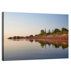 Lake Peipus Sunset with Blue Domes Wall Art