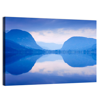 Lake Bohinj Morning Reflection Wall Art