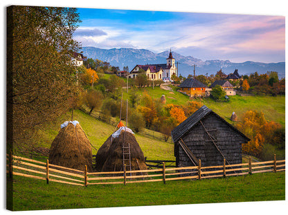 Romanian Autumn Countryside Wall Art