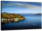 Portree Harbour Colorful Houses Wall Art